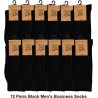 12 Pairs Men's Business Socks 