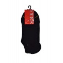 Women's Super Low Cut Socks black round