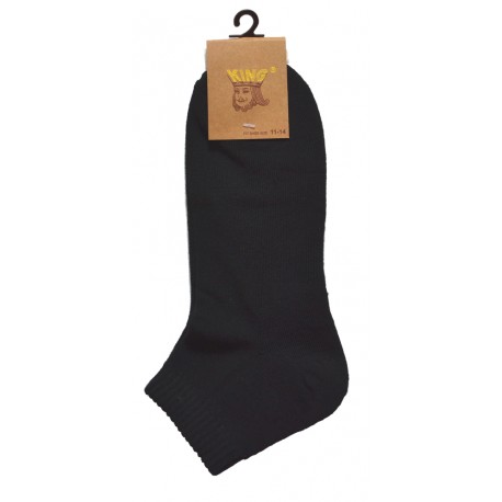  Men's King Size Ankle Sport Socks 5