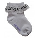 2-5 Kids Ankle Socks grey lace