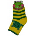 2-5 Kids Sock frog yellow