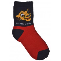5-8 Kids Sock mingsen navy blue / red