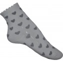 9-12 Kids Socks heart white