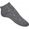 13-3 Kids Socks grey dot