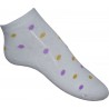 13-3 Kids Socks white / yellow dot