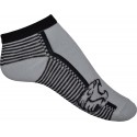 13-3 Kids Socks white black bot