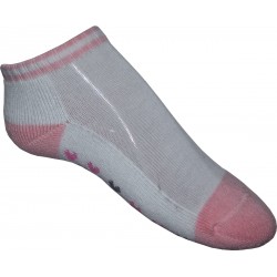 9-12 Kids Socks white / pink / heart