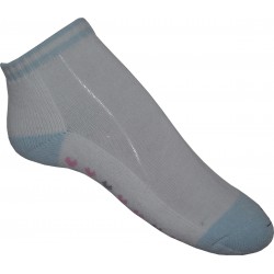 13-3 Kids Socks white / light blue / heart