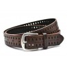 Men's Jeans Belt Brown Hole