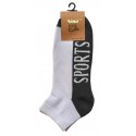 Men's Ankle Sport Sock Dark Grey Sole