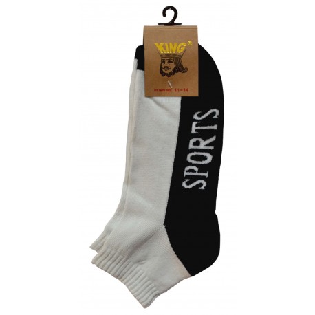 Men's King Size Ankle Sport Socks