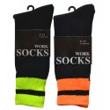 6 Pairs Cotton Safety Work Socks 