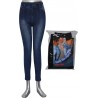 Lady Fashion Jegging Blue